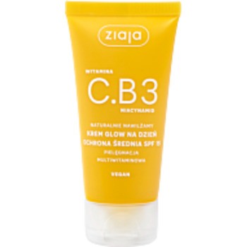 Ziaja Vitamin C.B3 Niacinamide Glow Day Cream SPF 15 - Crema giorno energizzante per un risveglio immediato 50ml donna
