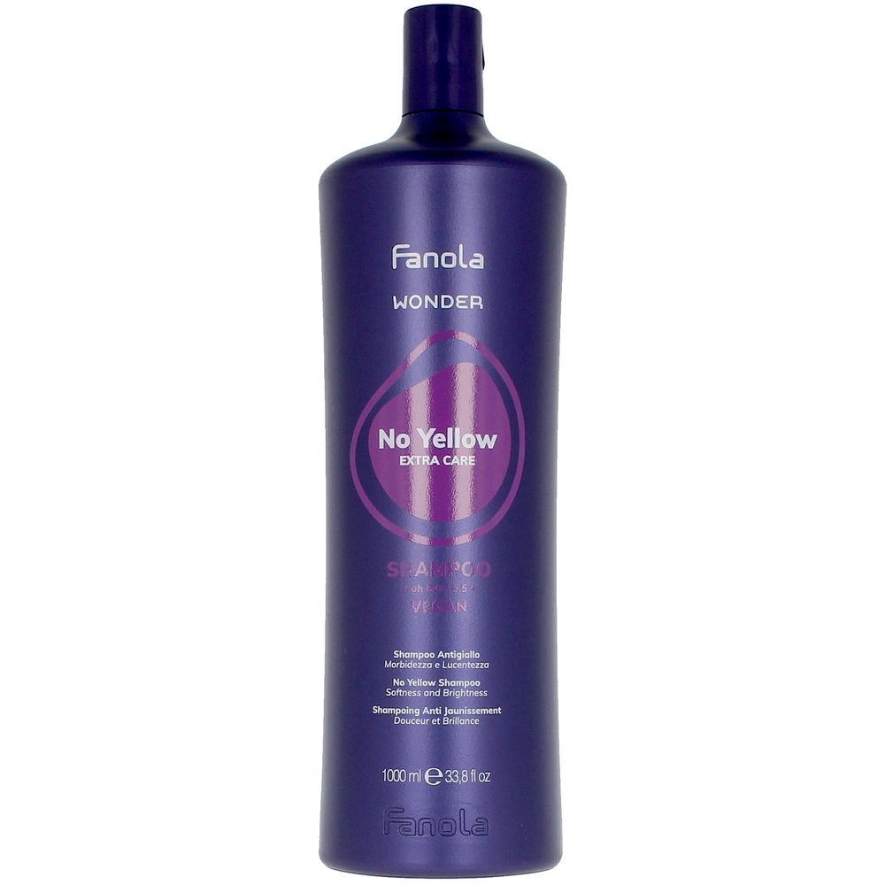 Fanola Wonder No Yellow Extra Care Shampoo shampoo per neutralizzare i toni gialli 1000ml donna