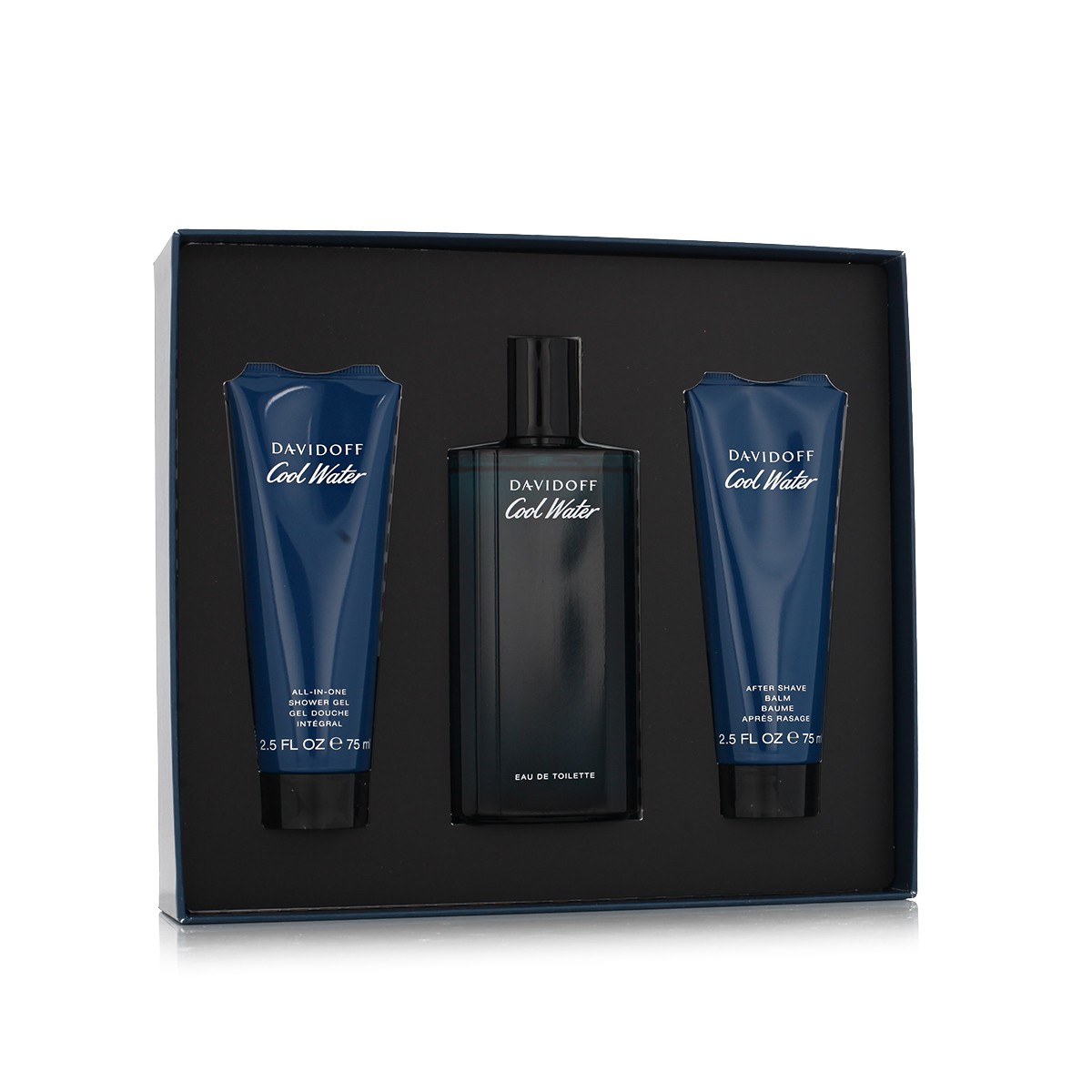 Davidoff Cool Water for Men eau de toilette 125ml + ASB 75ml + SG 75ml uomo