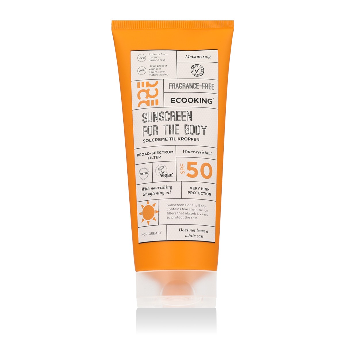 ECOOKING Moisturising protezione solare per il corpo SPF 50 200ml