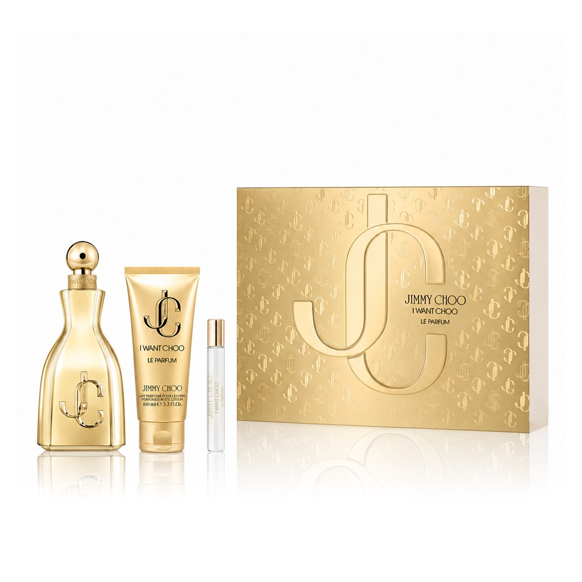 Jimmy Choo I Want Choo Le Parfum 100ml + Le Parfum MINI 7,5ml + BL 100ml donna