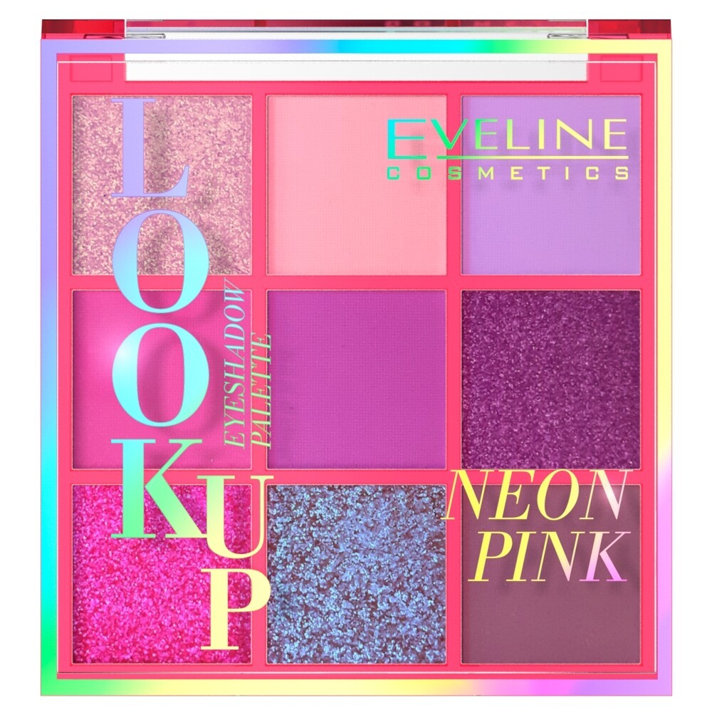EVELINE Look Up Neon Pink palette di 9 ombretti da 108 g