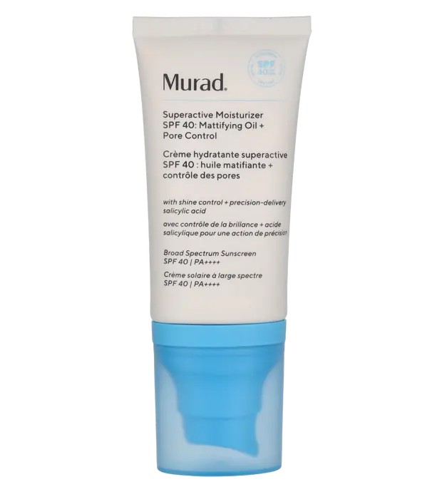 Murad Superactive Moisturizer Oil + Pore Control SPF40 30ml