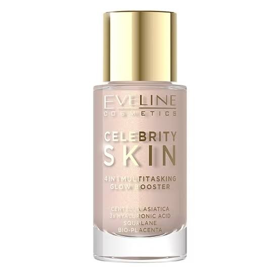 Eveline Celebrity Skin 4in1 Multitasking Glow Booster primer illuminante per il viso 01N 30ml