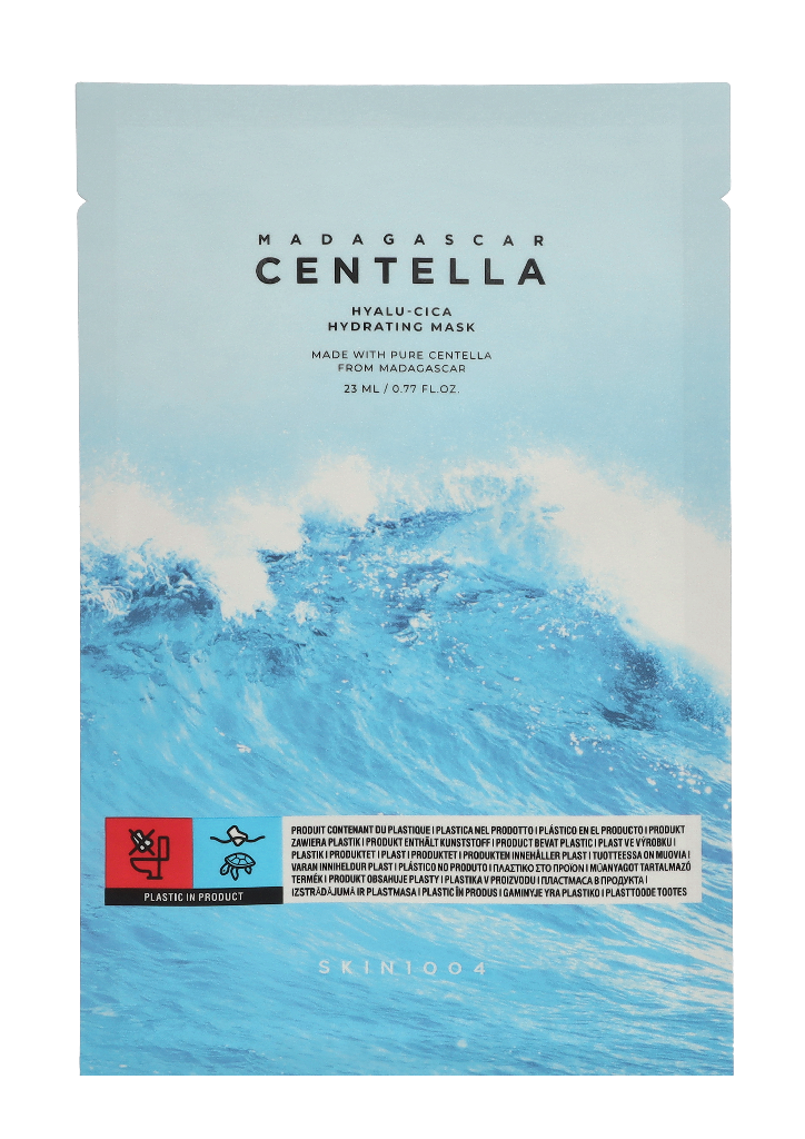 Skin1004 Hyalu-Cica maschera idratante Madagascar Centella 23 ml