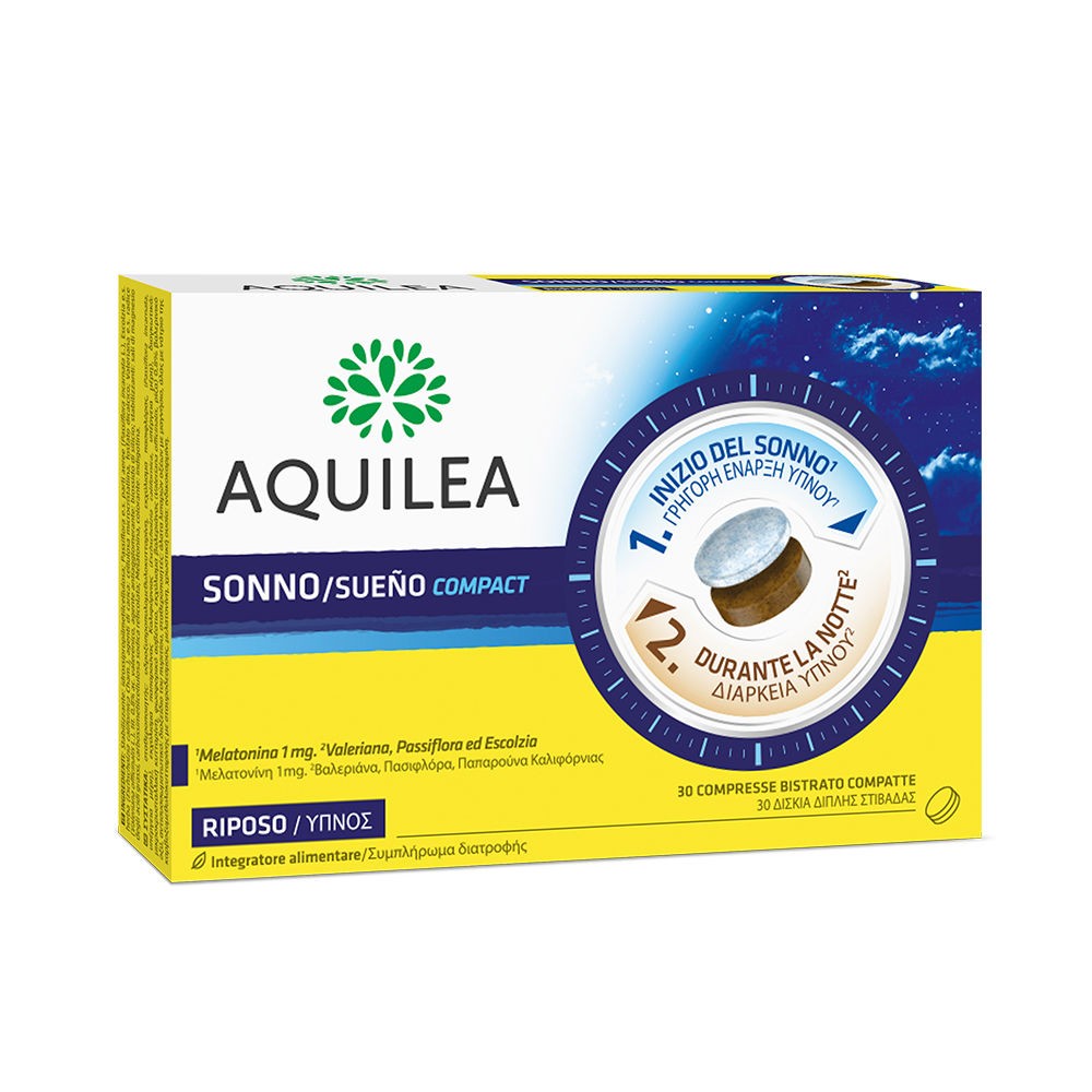 Aquilea sonno bifasico compresse 30 unità Unisex