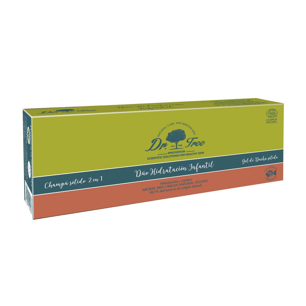 Dr. Tree shampoo solido e gel per bambini idratazione pelle sensibile CASE 2 pcs Unisex