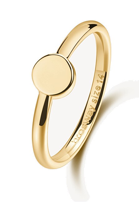 Brosway minimalista placcato oro anello essenziale BNL124 donna oro 3241-54
