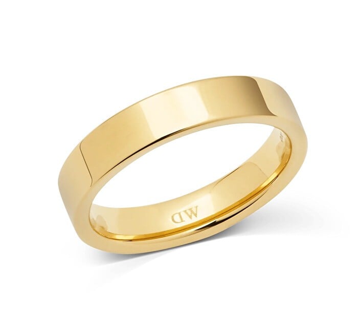 Daniel Wellington placcato oro unisex anello in acciaio linea DW0040183 unisex oro 0453-58
