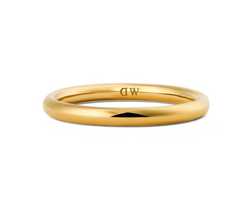 Daniel Wellington placcato oro unisex anello in acciaio arco DW0040190 unisex oro 0455-54
