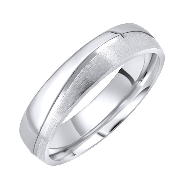 Silvego Glamis acciaio da sposa anello uomo e donne RRC8453M unisex argento 3962-70