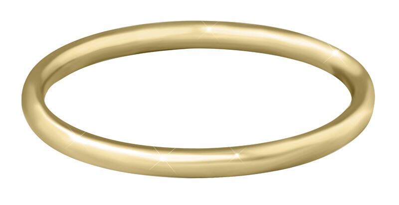 Troli placcato oro minimalista anello fatto di oro acciaio donna oro 3035-50
