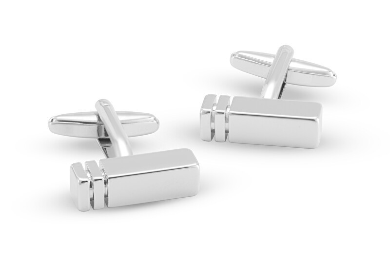 Troli elegante gemelli KS-161 uomo argento 3353