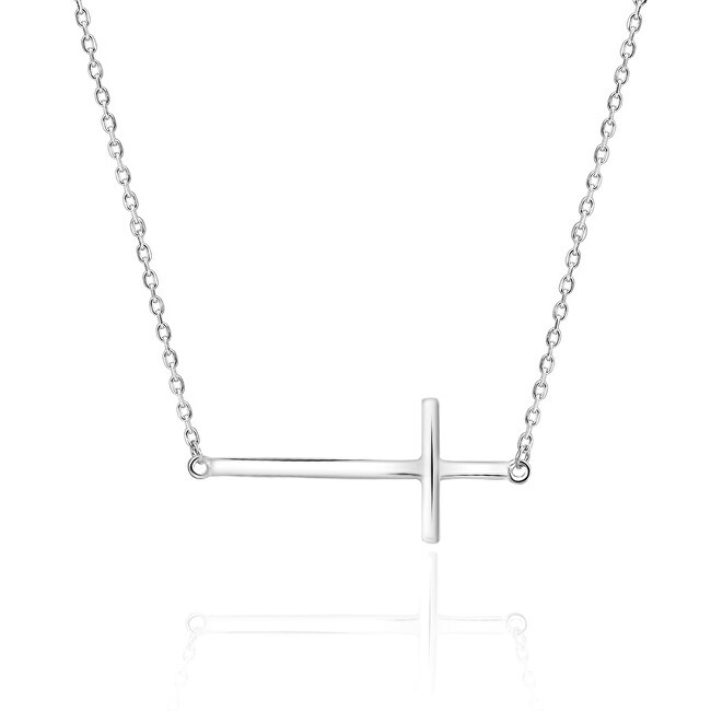 Beneto senza tempo in argento collana s křížkem AGS230/47 donna argento 1824
