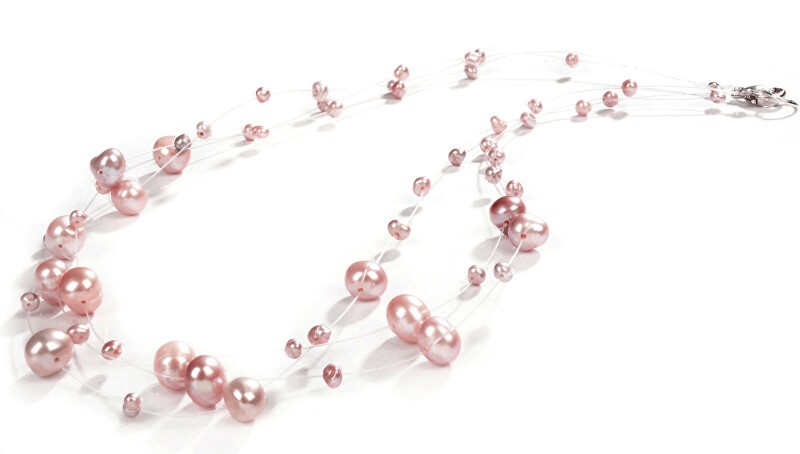 JwL Luxury Pearls Levitating Genuine rosa perla collana JL0826 donna 0826