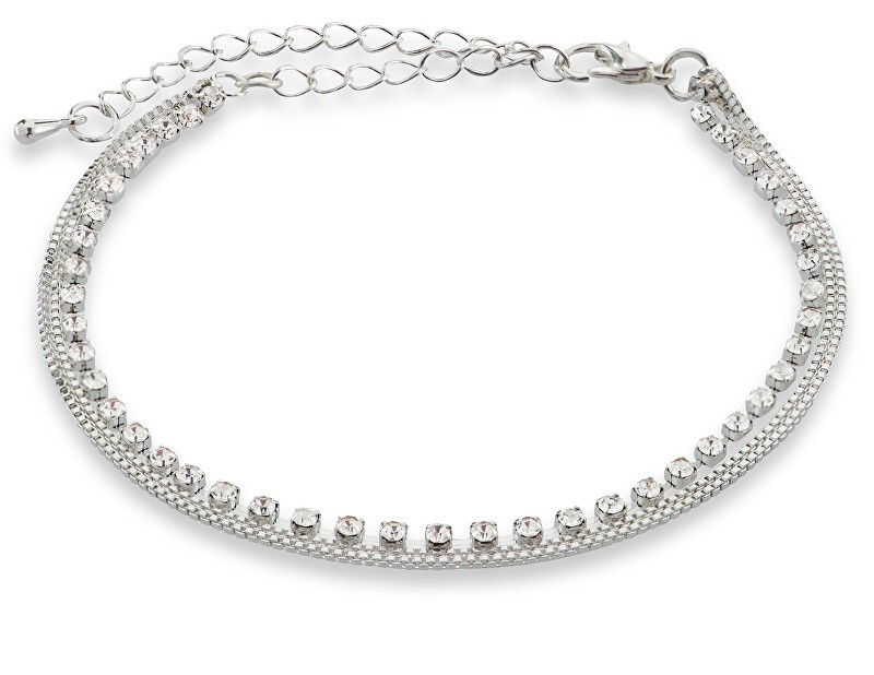 Troli A affascinante leg catena donna trasparente argento 4155