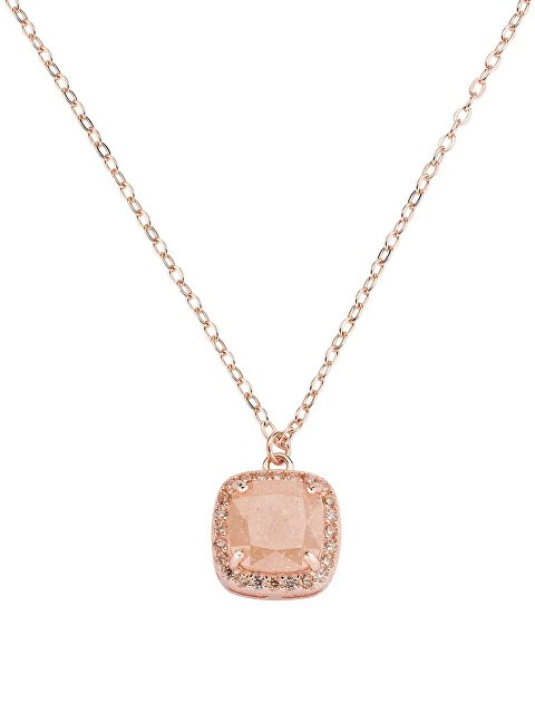 Amen placcato oro collana con zirconi donna CLCRQRCHCHZ (chain, pendant) donna oro rosa beige 0622