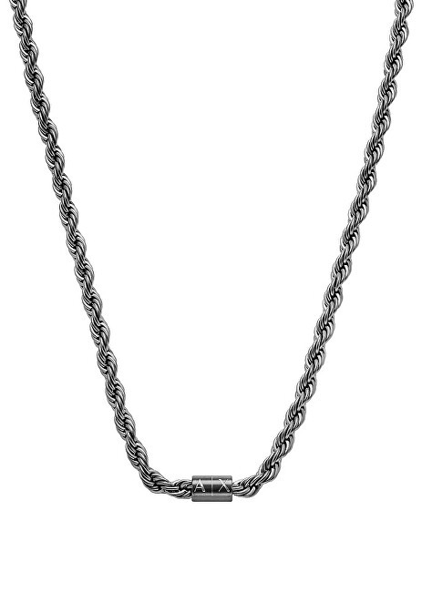 Armani Exchange moda nero collana uomo AXG0163060 uomo nero 0048