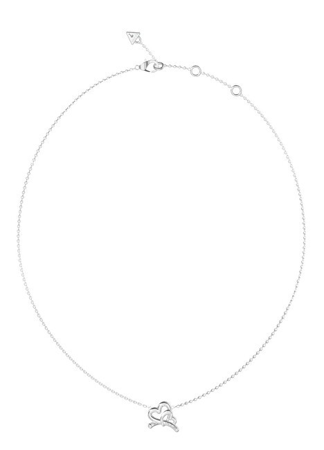 Guess affascinante acciaio collana Love Bites JUBN06056JWRHT/U donna argento 3841