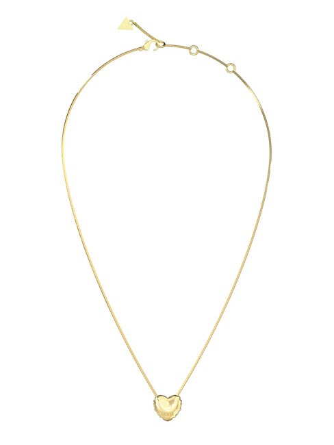 Guess Playful placcato oro cuore collana Iconique JUBN05541JWYGT/U donna oro 3839