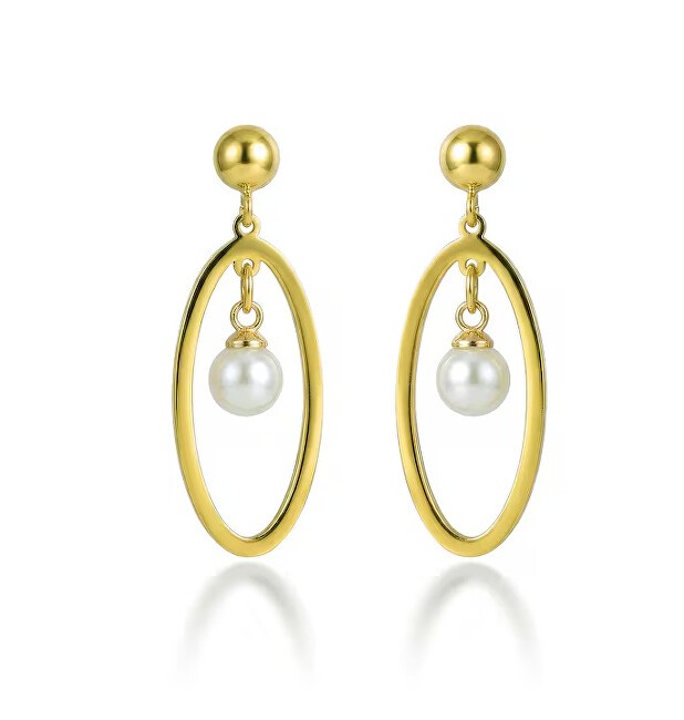 Victoria Walls placcato oro orecchini con artificiale pendente perla VWE260599G donna oro perlato bianco 0322