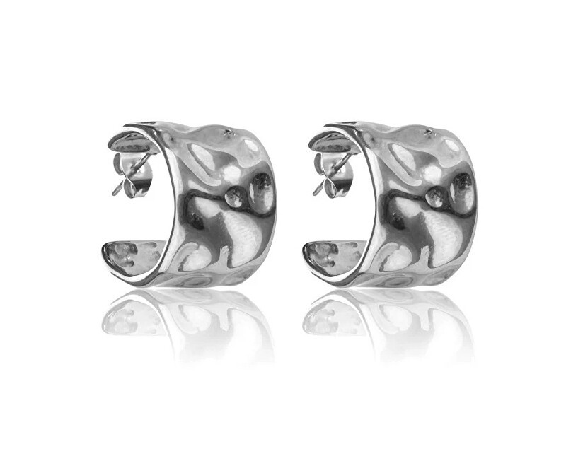 Marc Malone solido acciaio orecchini Charleigh MCE24019S donna argento 0357
