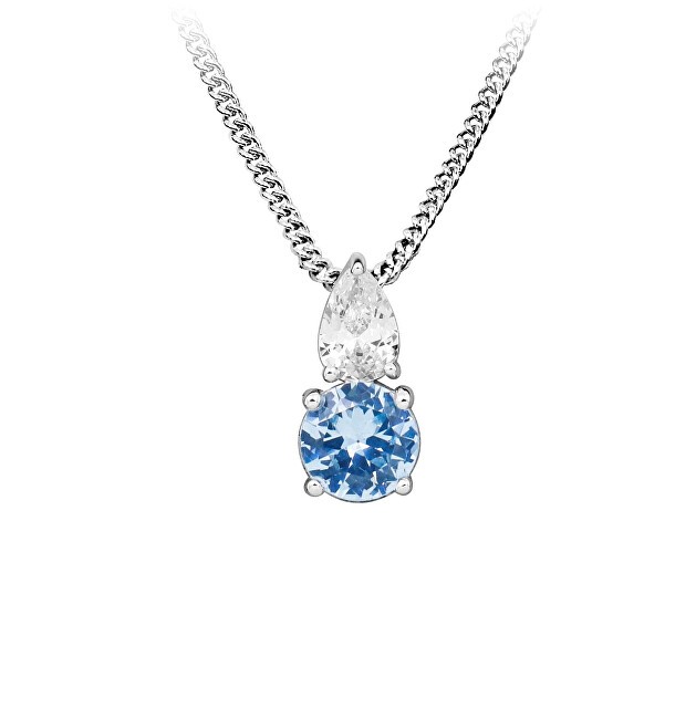 Silver Cat Silver collana con sintetico spinel SC659 (chain, pendant) donna blu trasparente silver 0657