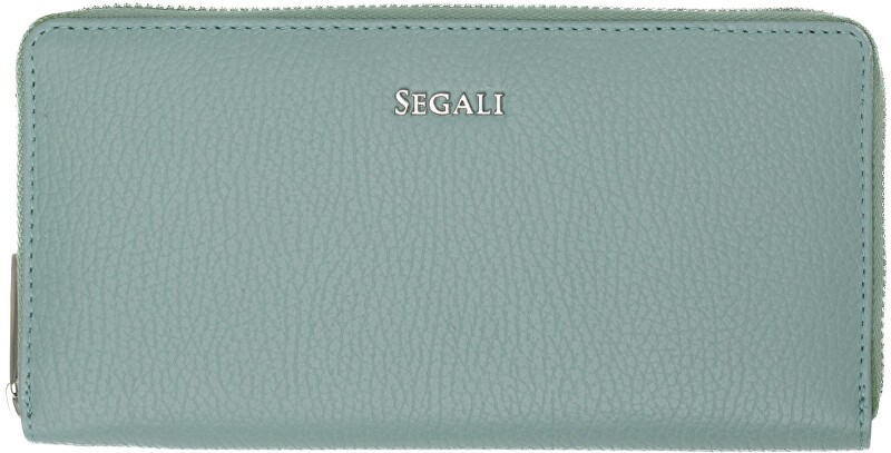 SEGALI da donna in pelle portafoglio 7395 salvia donna blu verde 0710