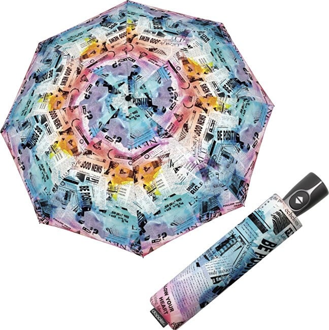 Doppler fibra Magic pieghevole Ombrello buono news 7441465GO donna multicolore 0758