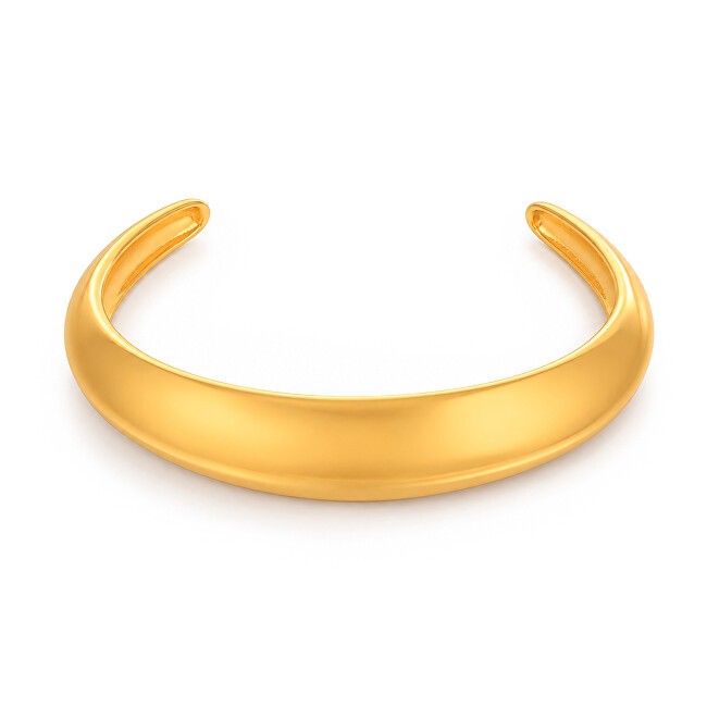 Troli elegante solido bracciale fatto di placcato oro acciaio oro donna oro 4748