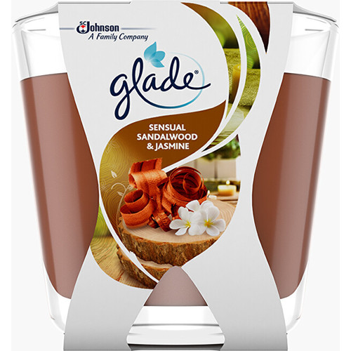 Glade Candela Sensuale di Sandalo e Gelsomino Candela Profumata Donna 700g