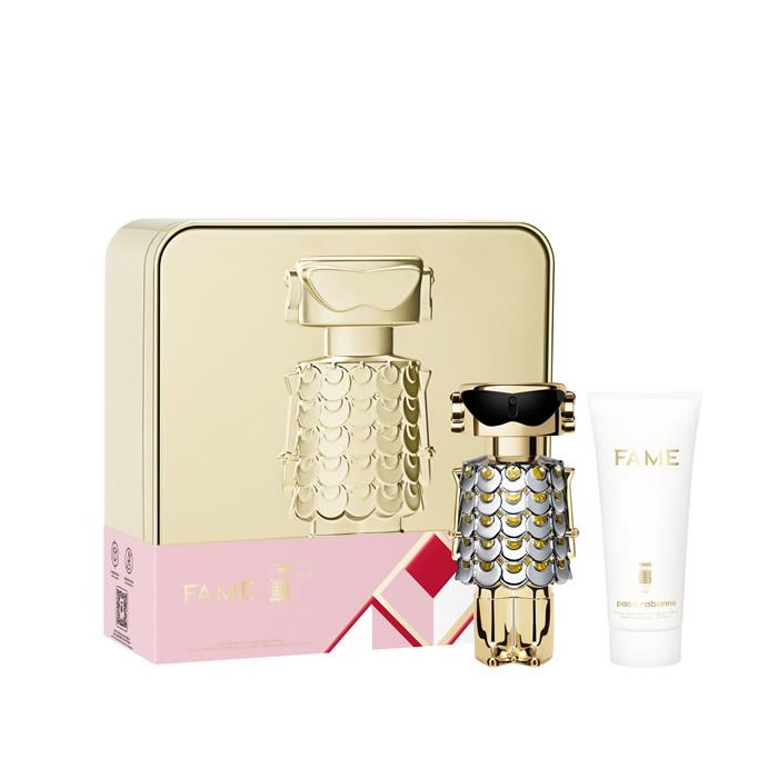 Paco Rabanne Fame Giftset 125ml Fame eau de parfum Spray 50ml-Body Lotion 75ml