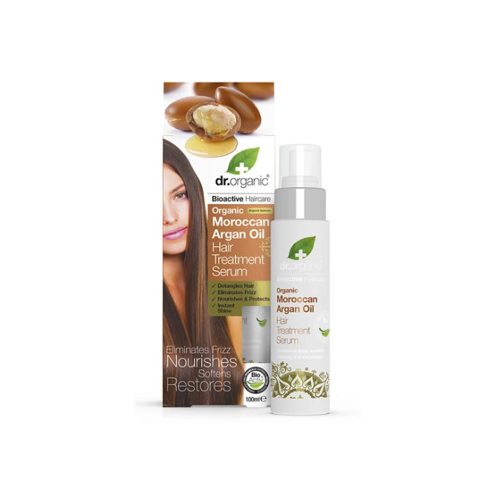 Dr Organic Moroccan Argan Oil Hair Treatment Serum 100ml Unisex