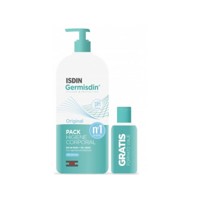 Isdin Germisdin Original Shower Gel Without Soap 1000ml Set 2 Parti Unisex