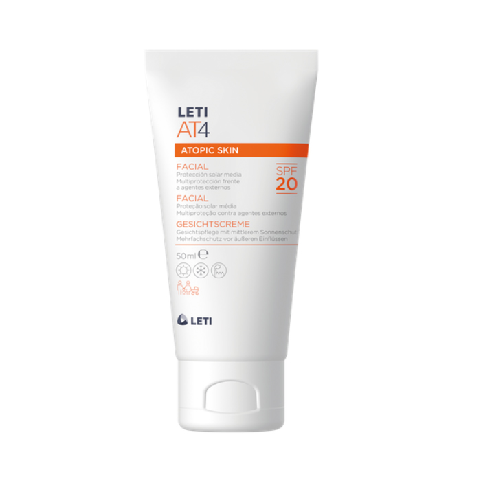 Leti At4 Crema Viso Spf20 50ml Unisex