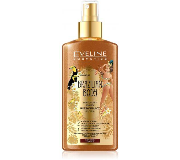 Eveline Brazilian Body Spray autoabbronzante viso e corpo 5 in 1 150ML