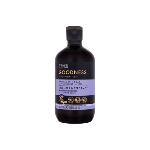 Baylis and Harding Goodness Sleep Lavender and Bergamot Natural Bath Soak Lavender and Bergamot donna 500ml