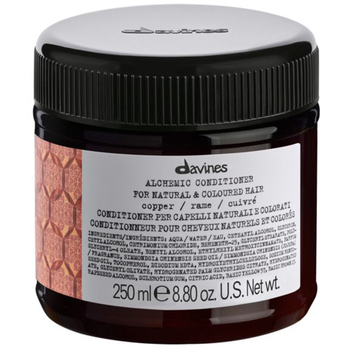 Davines Alchemic Conditioner For Natural and Coloured Hair Copper Barvic kondicionr pro mdn odstny donna 250ml