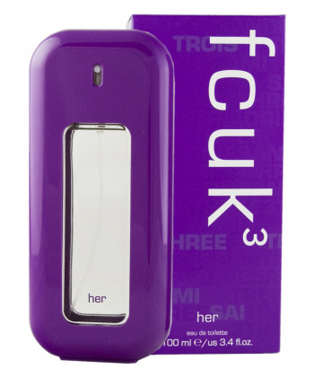 FCUK FCUK 3 for Her Eau De Toilette 100ml donna
