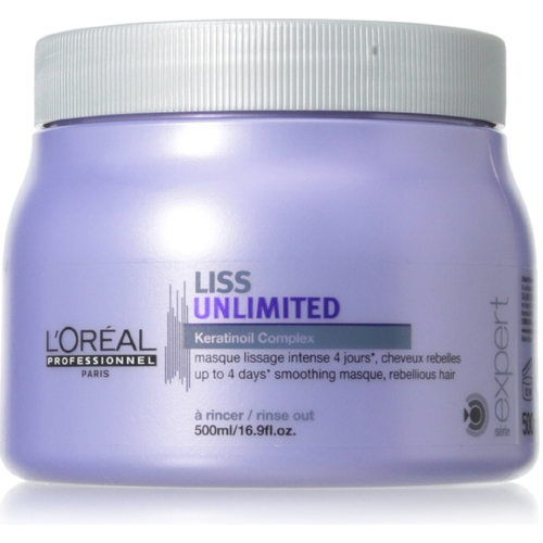LOral Professionnel Liss Unlimited Mask Frizzy and unruly hair Smoothing Mask donna 500ml