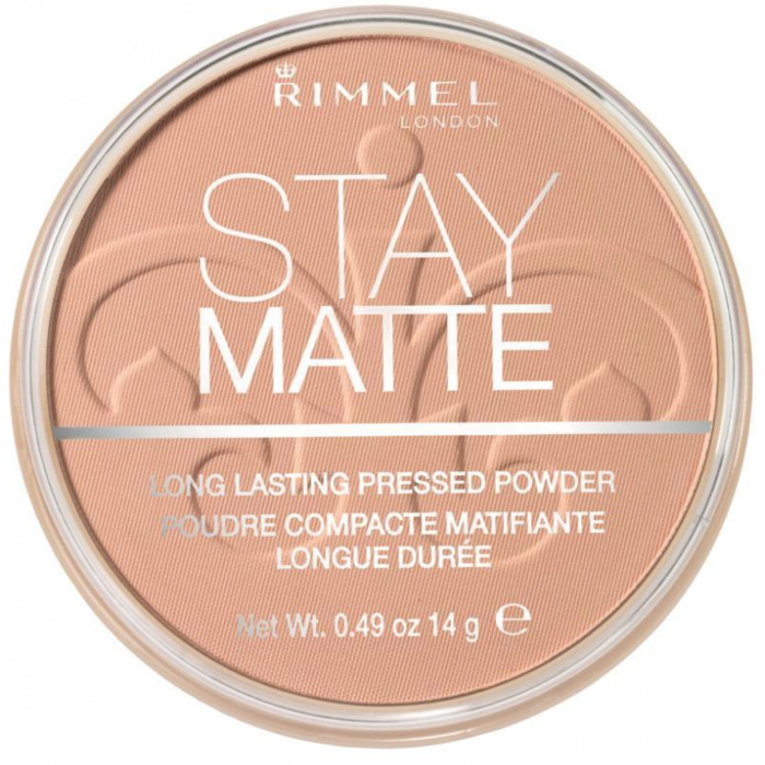 Rimmel Stay Matte Cipria Compatta 14 g 008 Cashmere donna