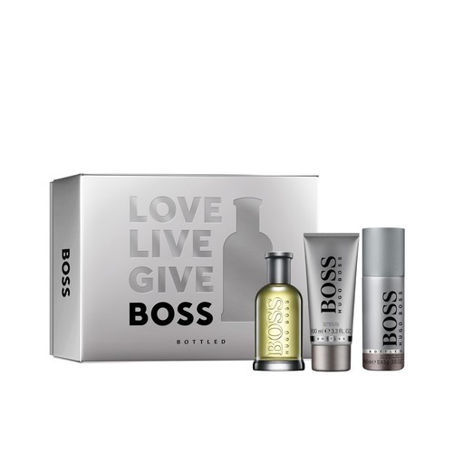 Hugo Boss Boss Bottled SET Eau de toilette 100 ml Gel Doccia 100 ml Deospray 150 ml Uomo