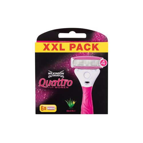 Wilkinson Sword Testine di ricambio Quattro per Donna 6 pz donna