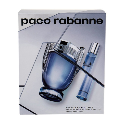 Paco Rabanne Invictus Gift set eau de toilette 100 ml and eau de toilette 20 ml uomo 100ml