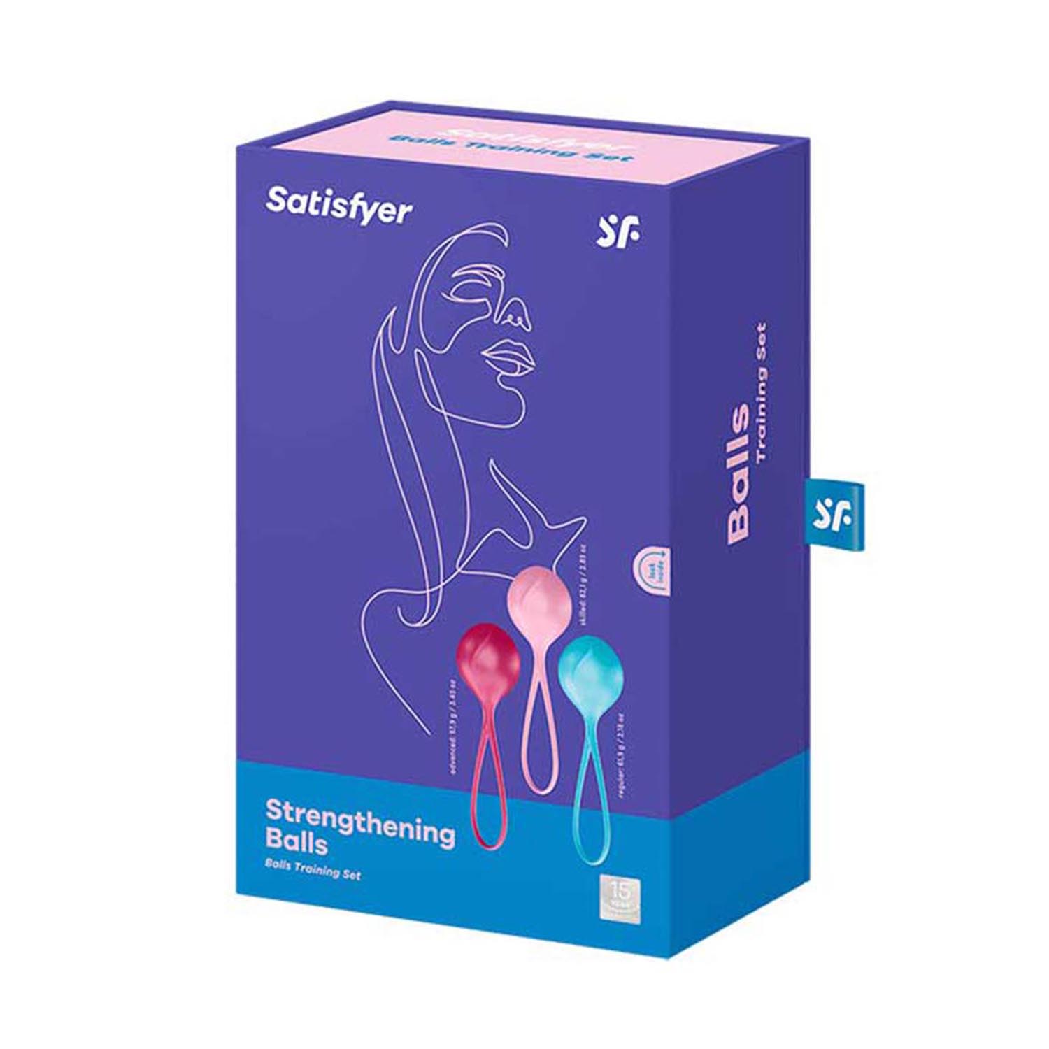 Satisfyer strenghtening balls entrenamiento pelvico 3un donna
