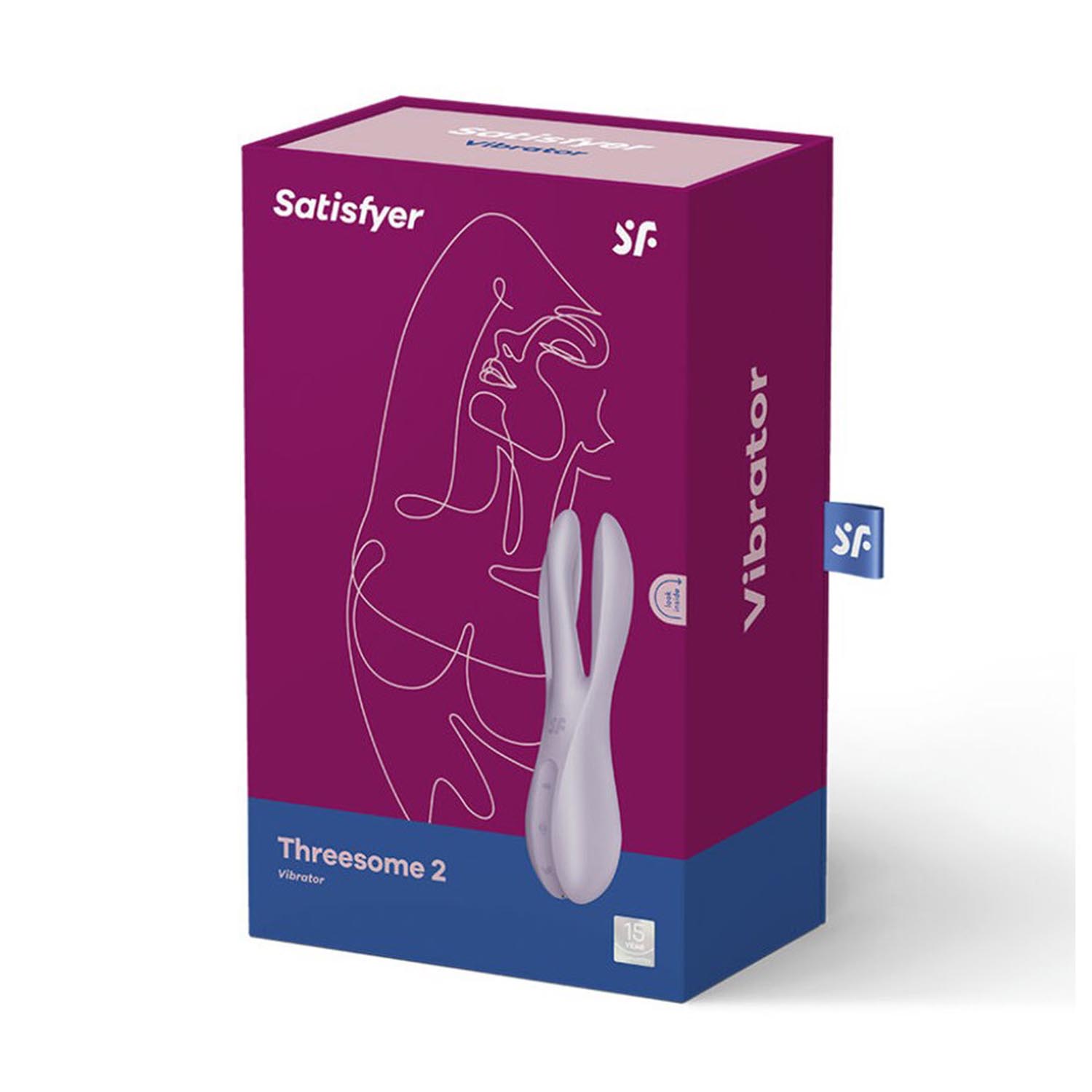 Satisfyer threesome 2 vibrador violeta 1un donna