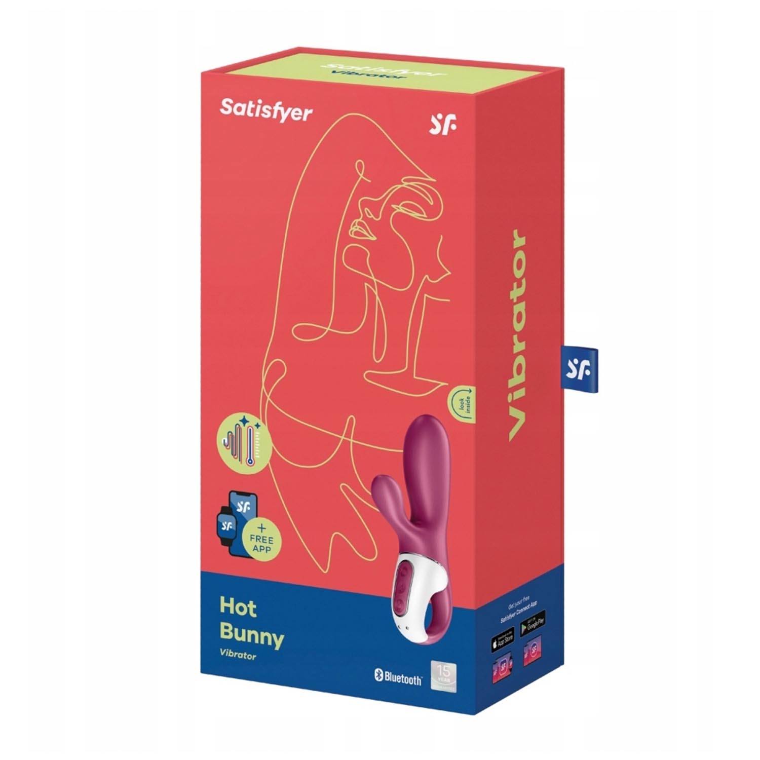Satisfyer hot bunny vibrador con app 1un donna