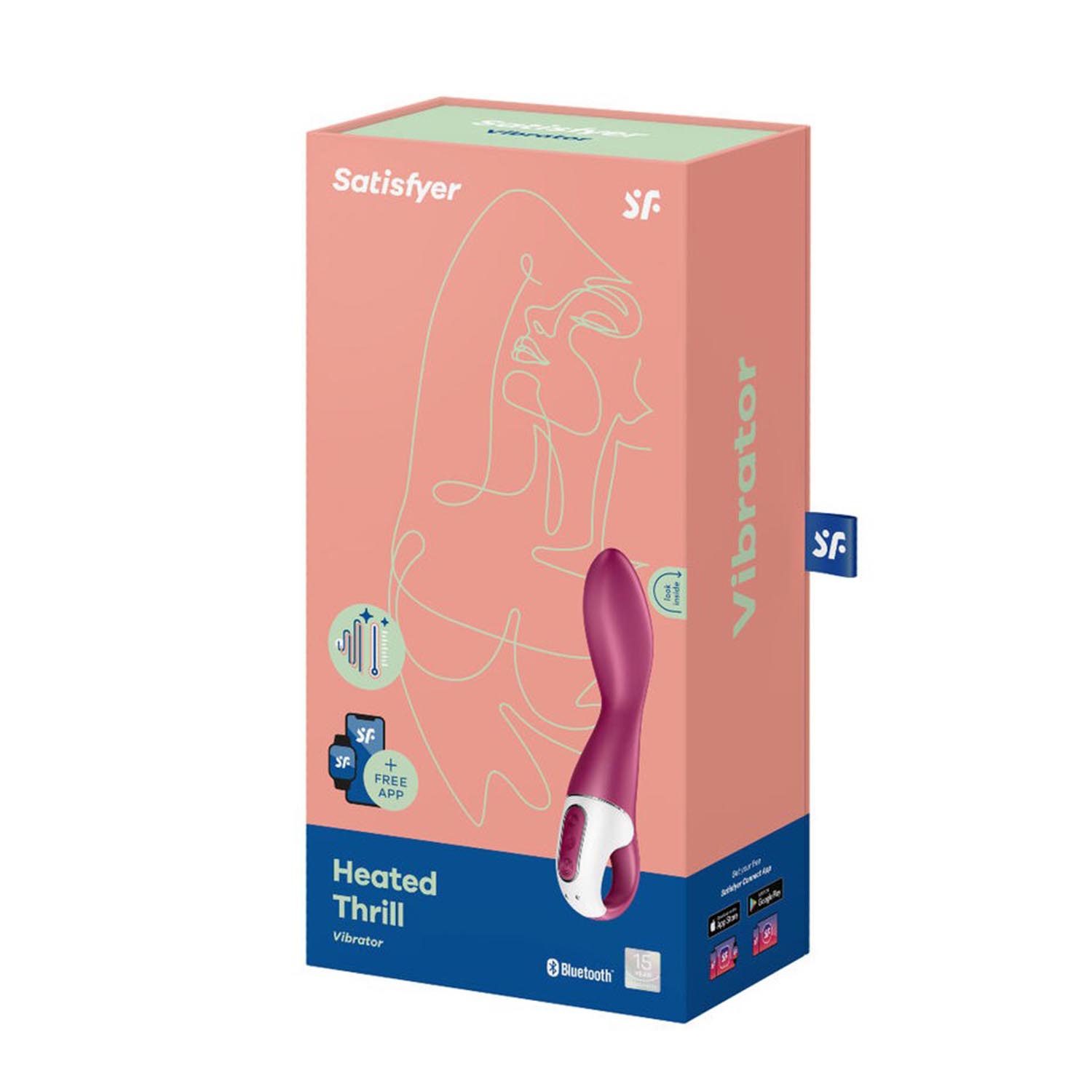 Satisfyer heated thrill vibrador con app 1un donna
