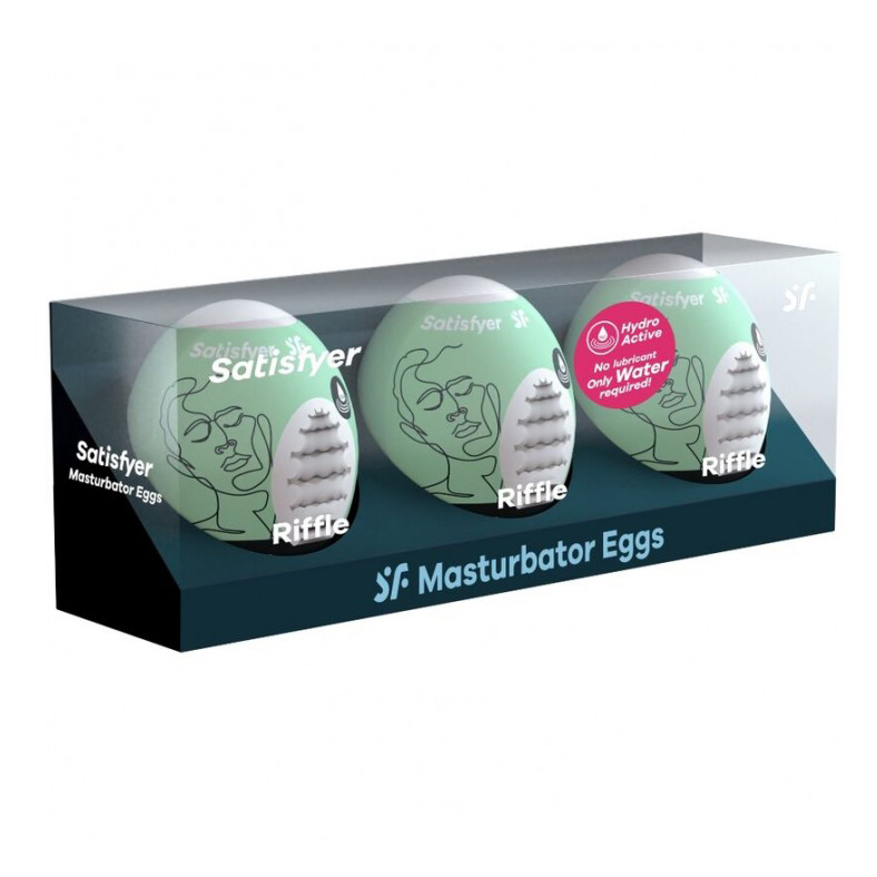 Satisfyer riffle huevos masturbadores 3 1un unisex uomo