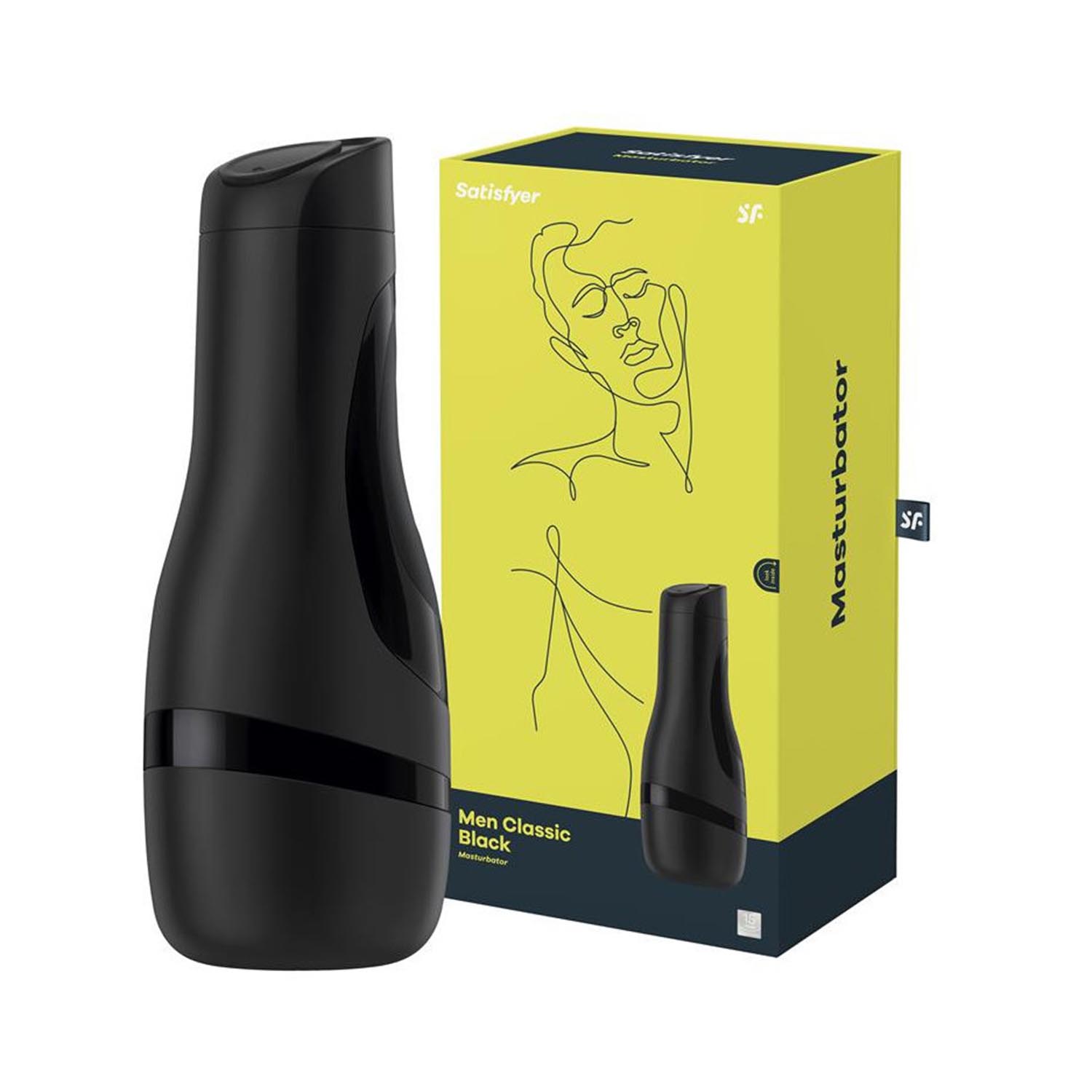 Satisfyer men masturbador clasico negreo 1un uomo